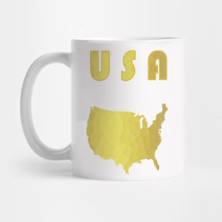 FOURTH Of July Gold Mug